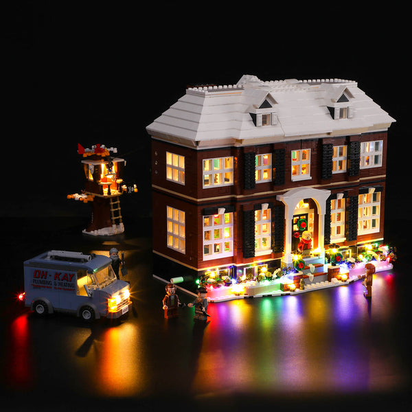add led lights to lego home alone