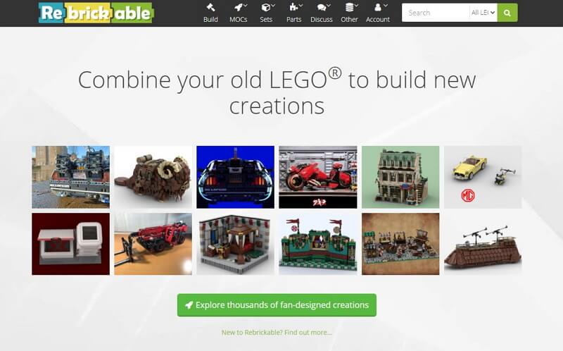 Online-Verkauf von LEGO-Anleitungen