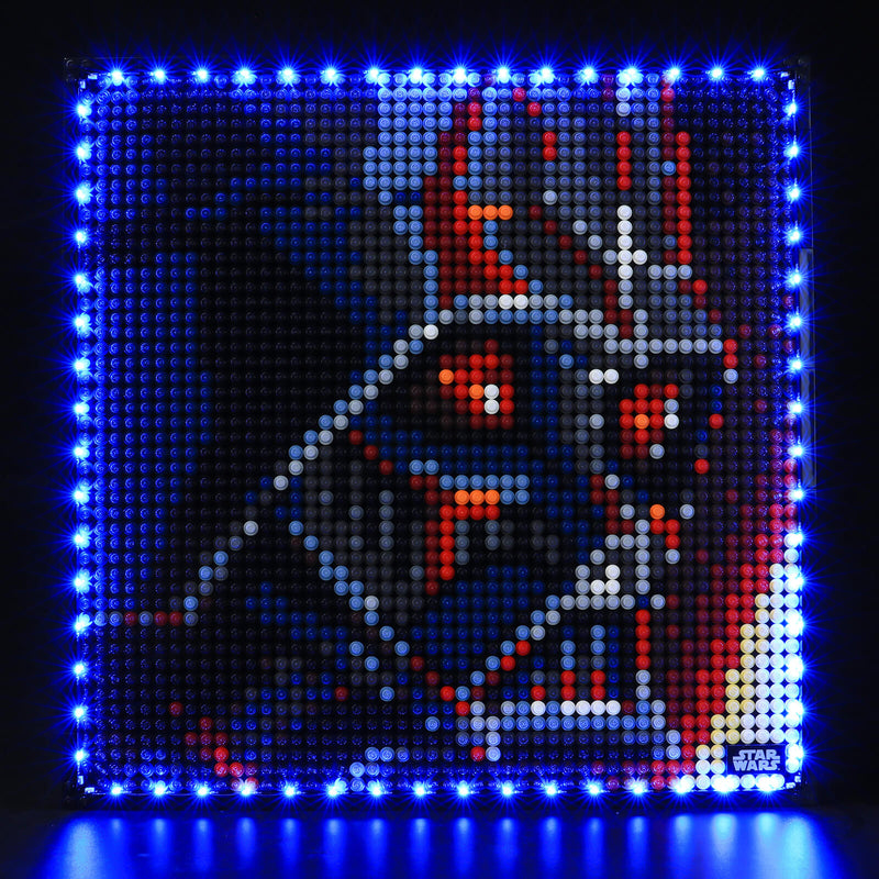 hoofdpijn aanvulling moed Quickly Way To Add Led lights To Lego Star War The Sith 31200 Wall Art –  Lightailing