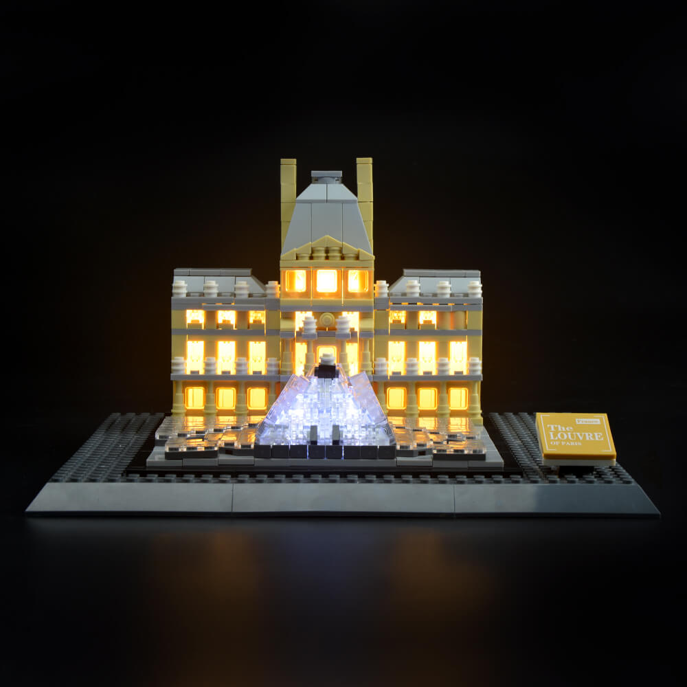 toespraak Paard Staan voor Lightailing Lighting Kit For Lego Architecture Louvre 21024