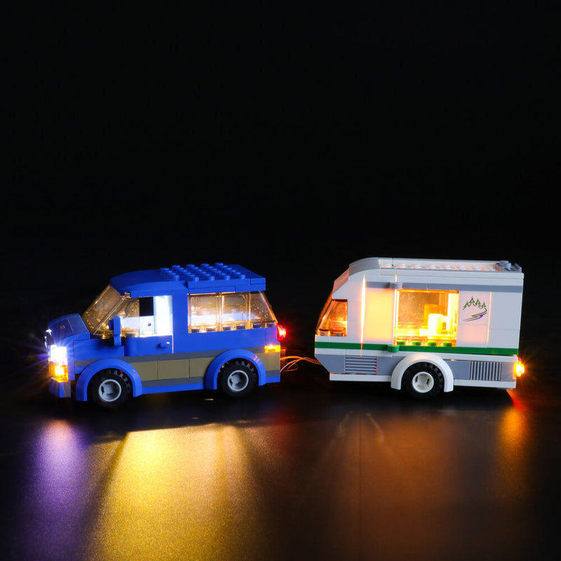 lego van and caravan