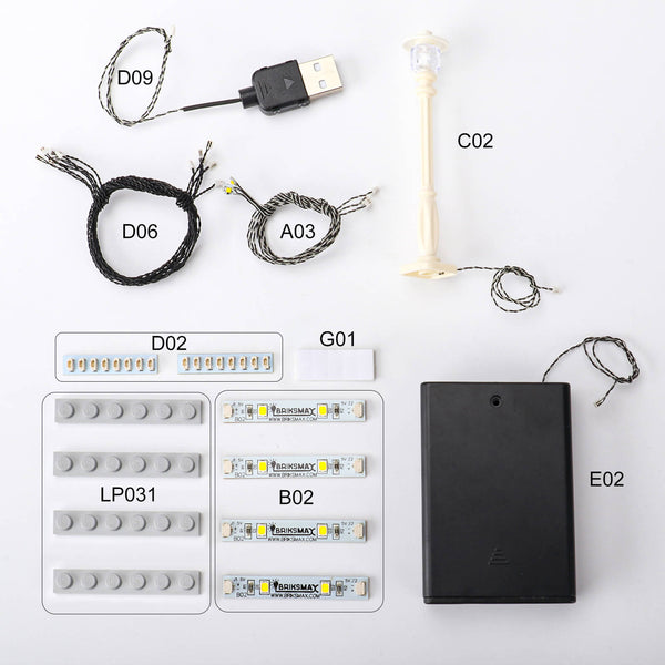 Remote Control And Receiver Kit For Lego Lighting system – Lightailing