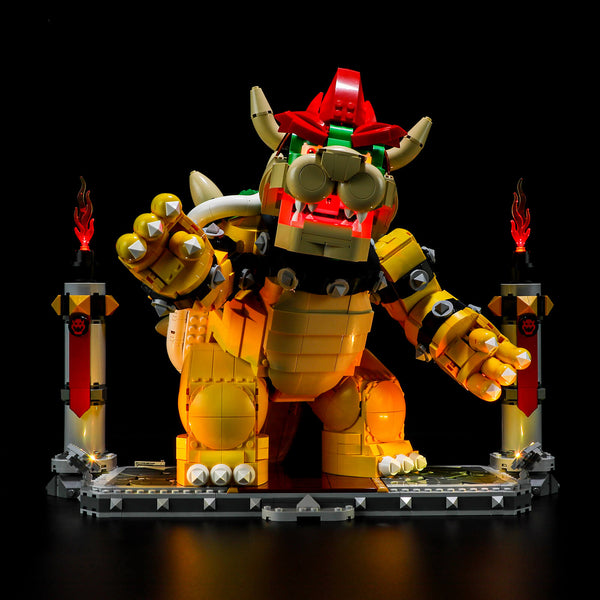 Vaodest LED Light for Lego 71411 The Mighty Bowser Building Blocks  Model,Design and Configuration Compatible with Model 71411(LED Light Only,  Not