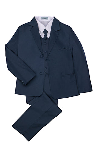 Noah Perry Ellis Kids Royal Blue Suit (5-Piece Set