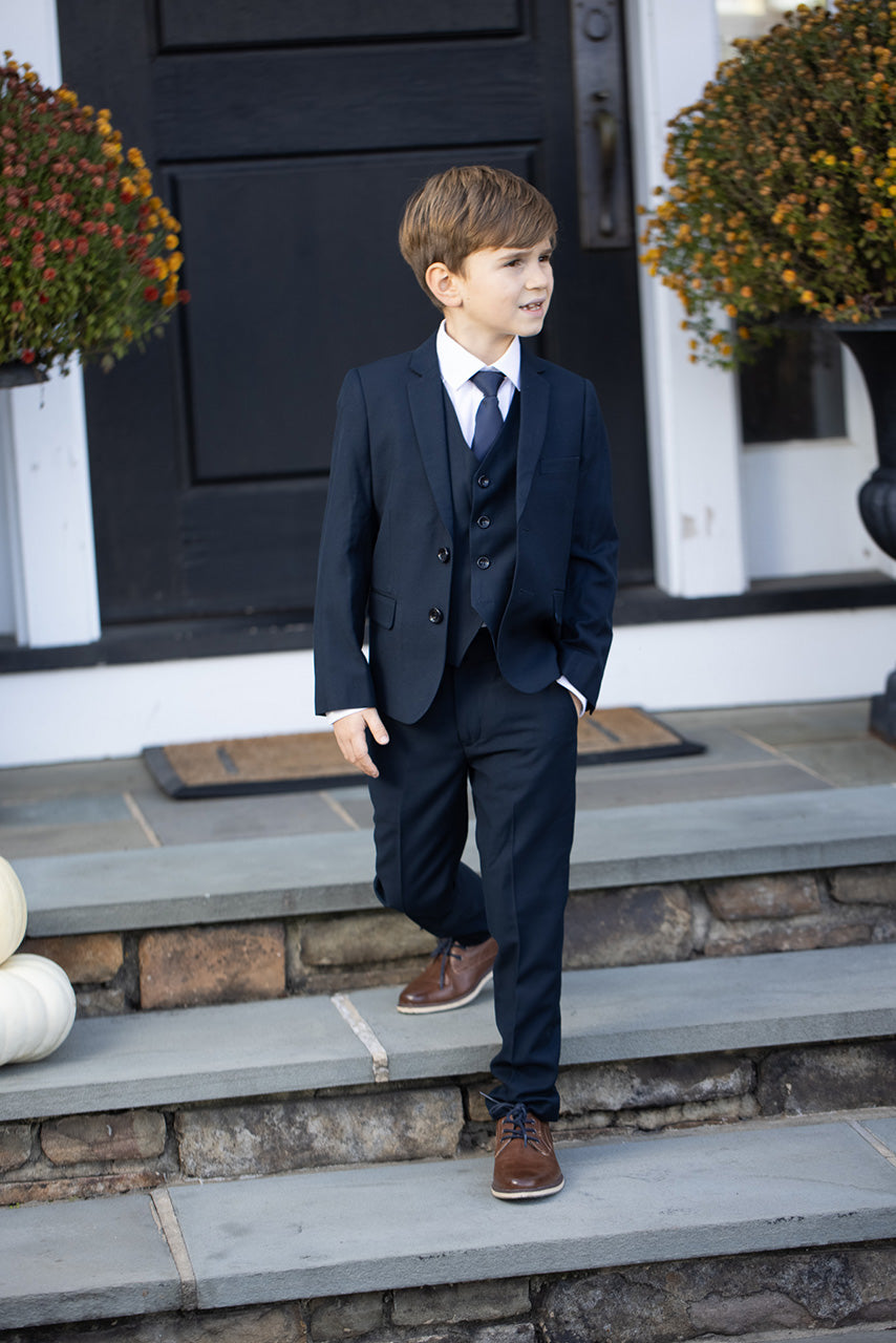 blacktie navy boys slim fit | Stay at Home Mum.com.au