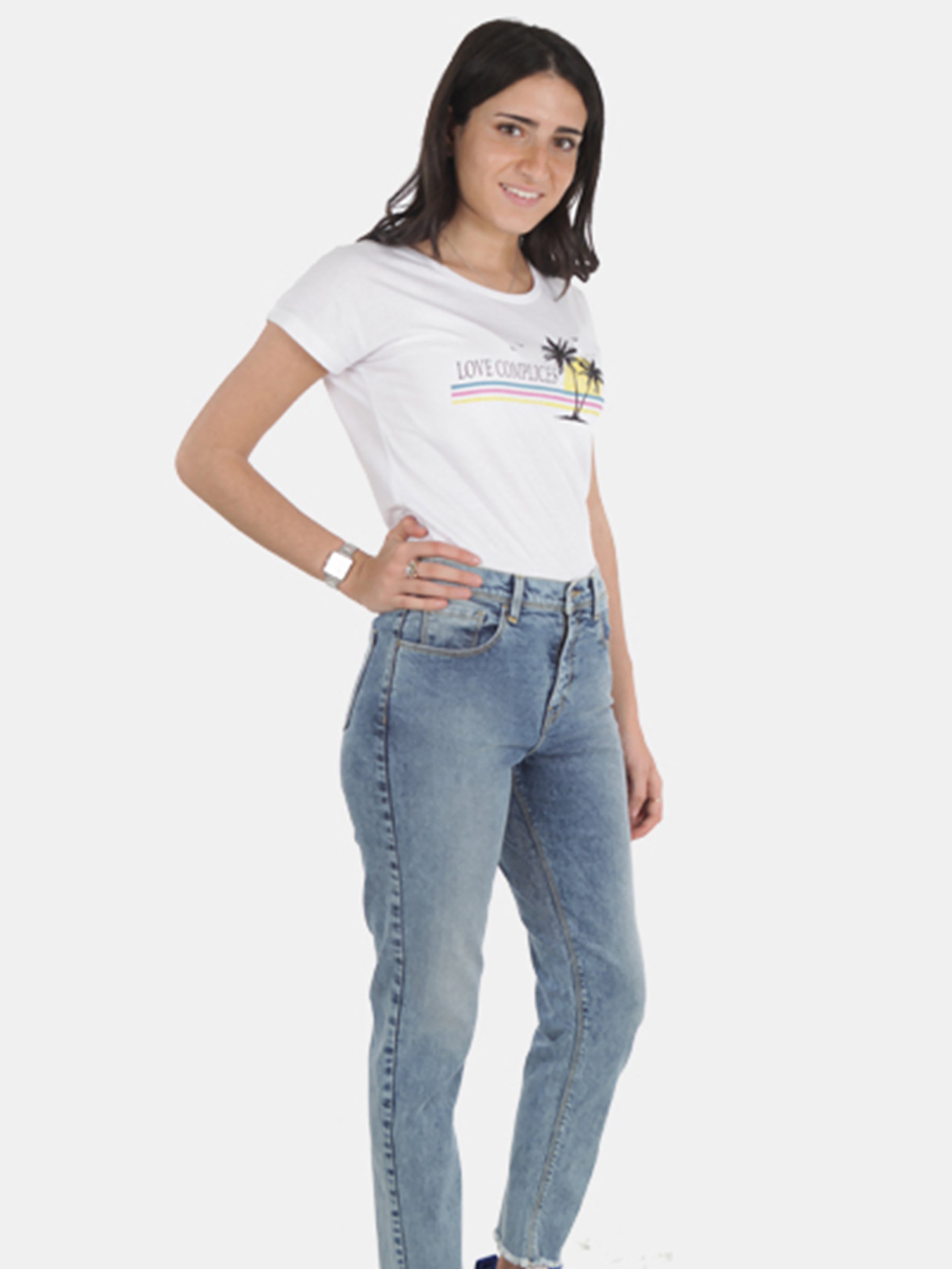 Jeans mum Femme 2111LC/24 PROMO