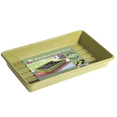 Haxnicks Bamboo Seed Tray Biodegradable Eco Friendly Compostable Green 37cm 
