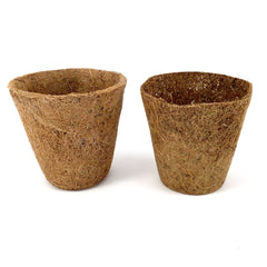 Nutley's 8cm Coco Fibre Biodegradable Reusable Easy Transplanting Flexible Plant Pots 