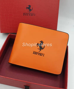 ferrari leather wallet