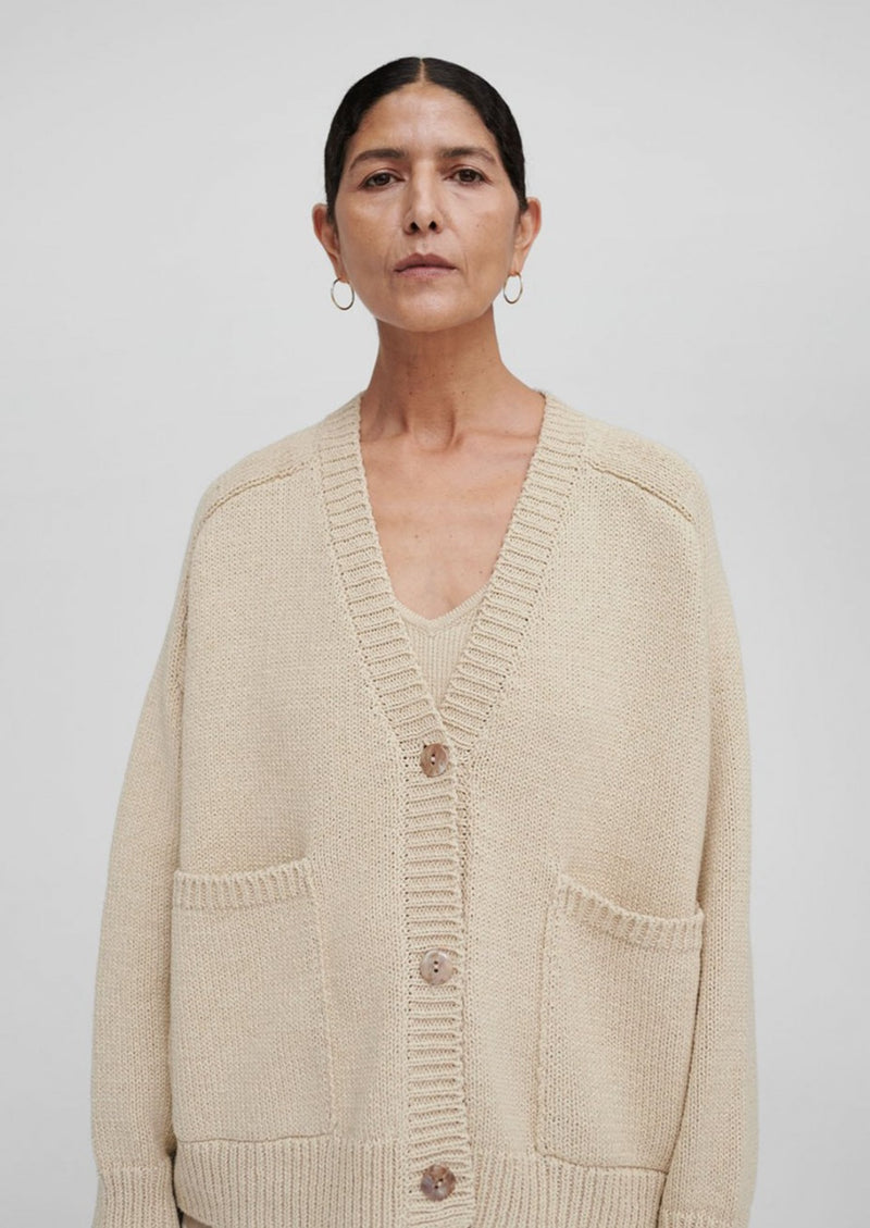 cordera COTTON SADDLE CARDIGAN-