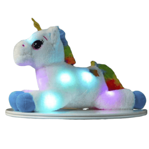 licorne peluche lumineuse