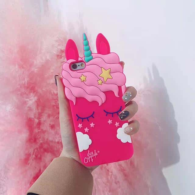 coque iphone xr licorne 3d