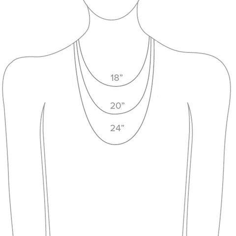 Finding the Right Necklace Length : A Comprehensive Necklace Size Chart  Guide