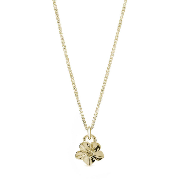 Forget-Me-Not Solid Gold Necklace - Scarlett Jewellery