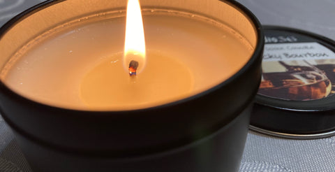 candle burning ambiance