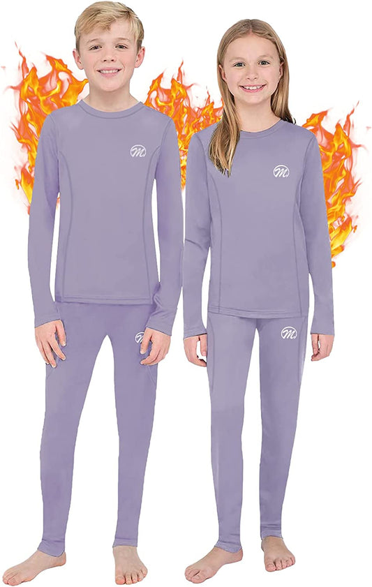 children's thermal underwear set plus fleece