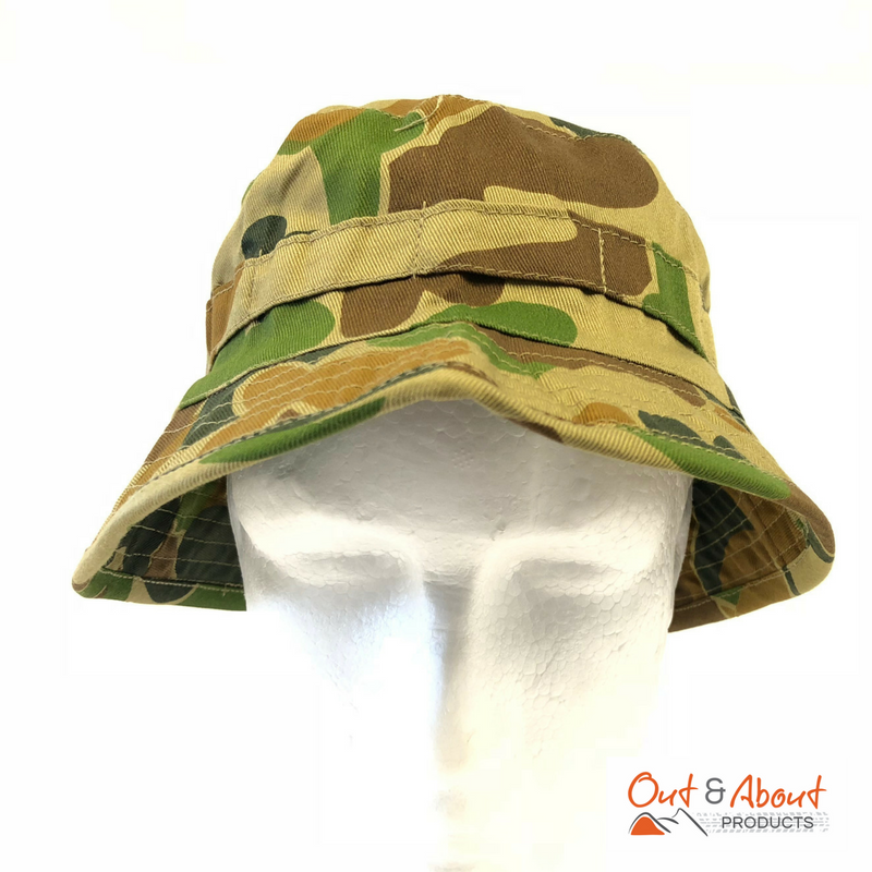 Giggle Hat | Army Style Hat | Auscam Giggle Hat | Camo Bush Hat | Small ...