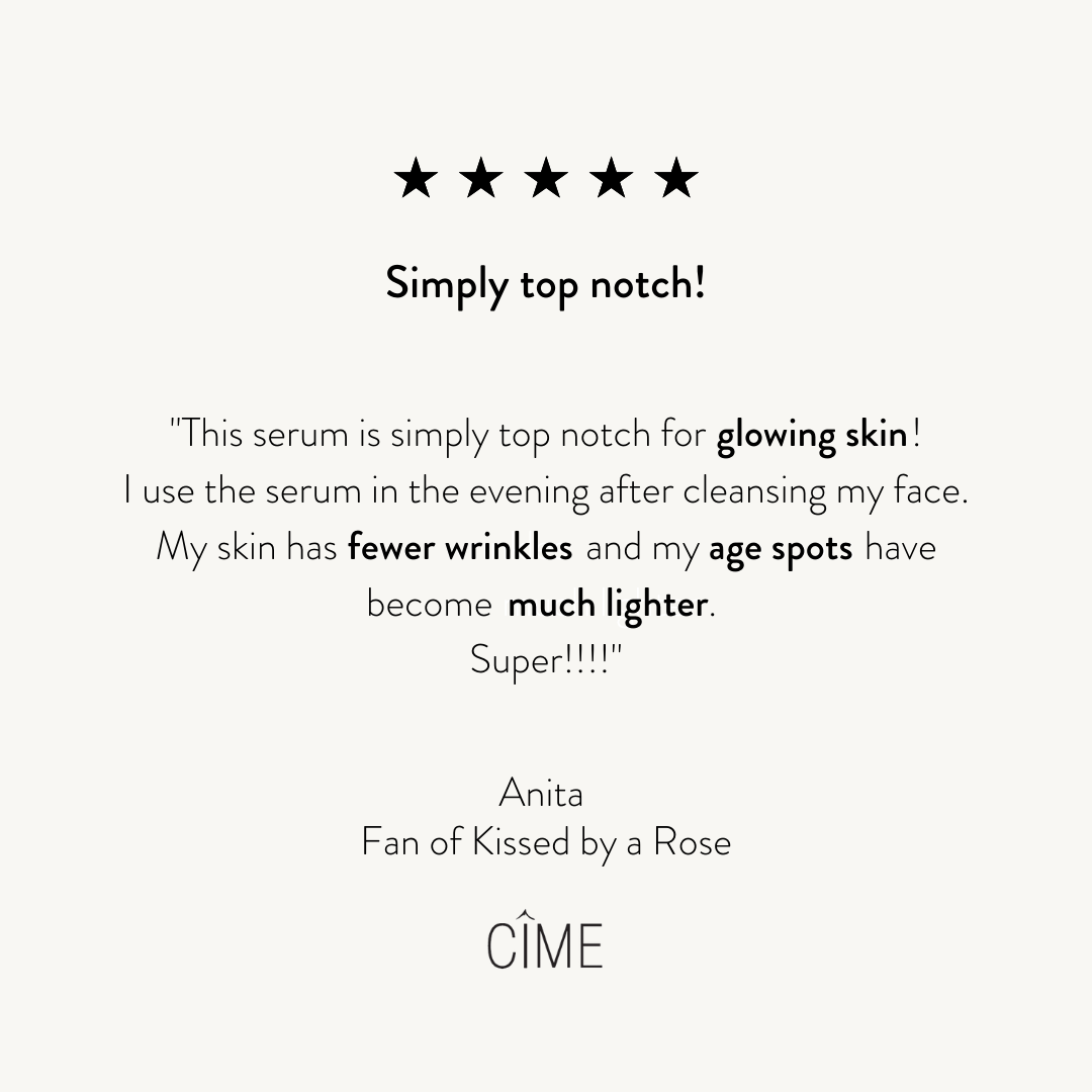 CÎME Kissed by a Rose serum - review
