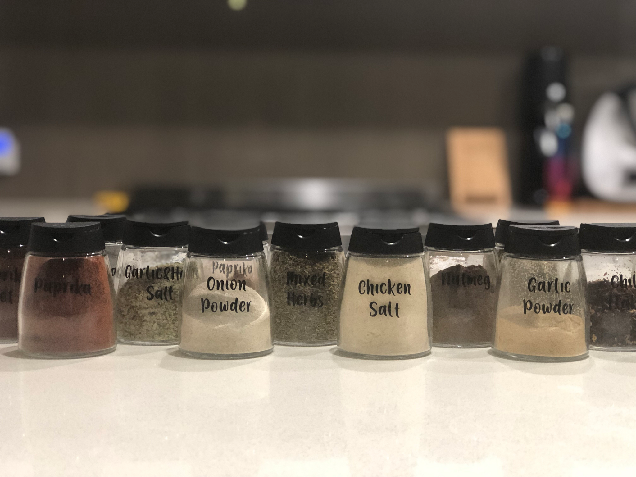 spice jar labels