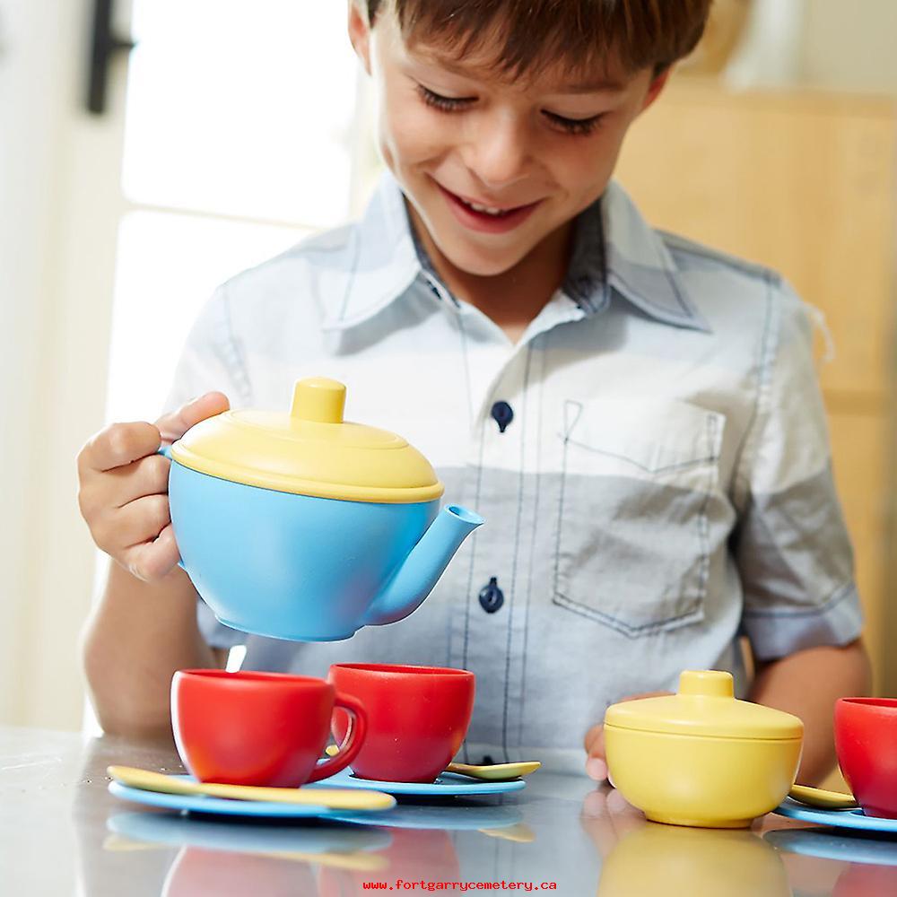 green toys tea set