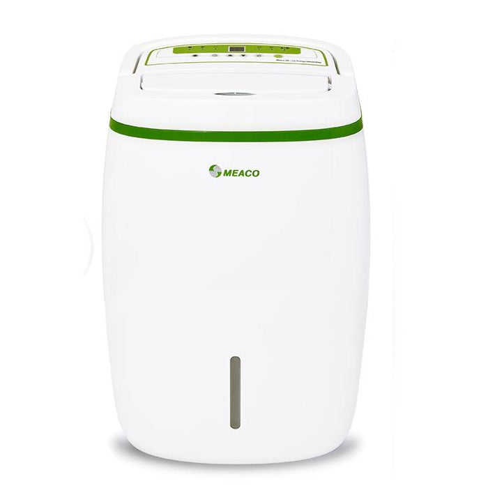 Image of a Meaco 20litre low energy platinum Dehumidifier on a white background