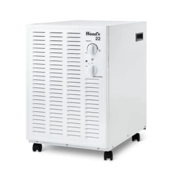 Wood's Portable 13L Compressor Dehumidifer White With 2 Speeds - SW-22FW