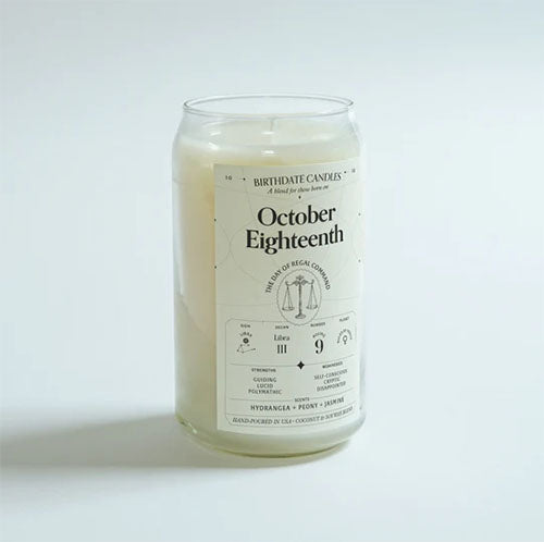 October Eighteenth Candle