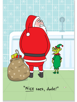 298 Nice Sack (Christmas Card)