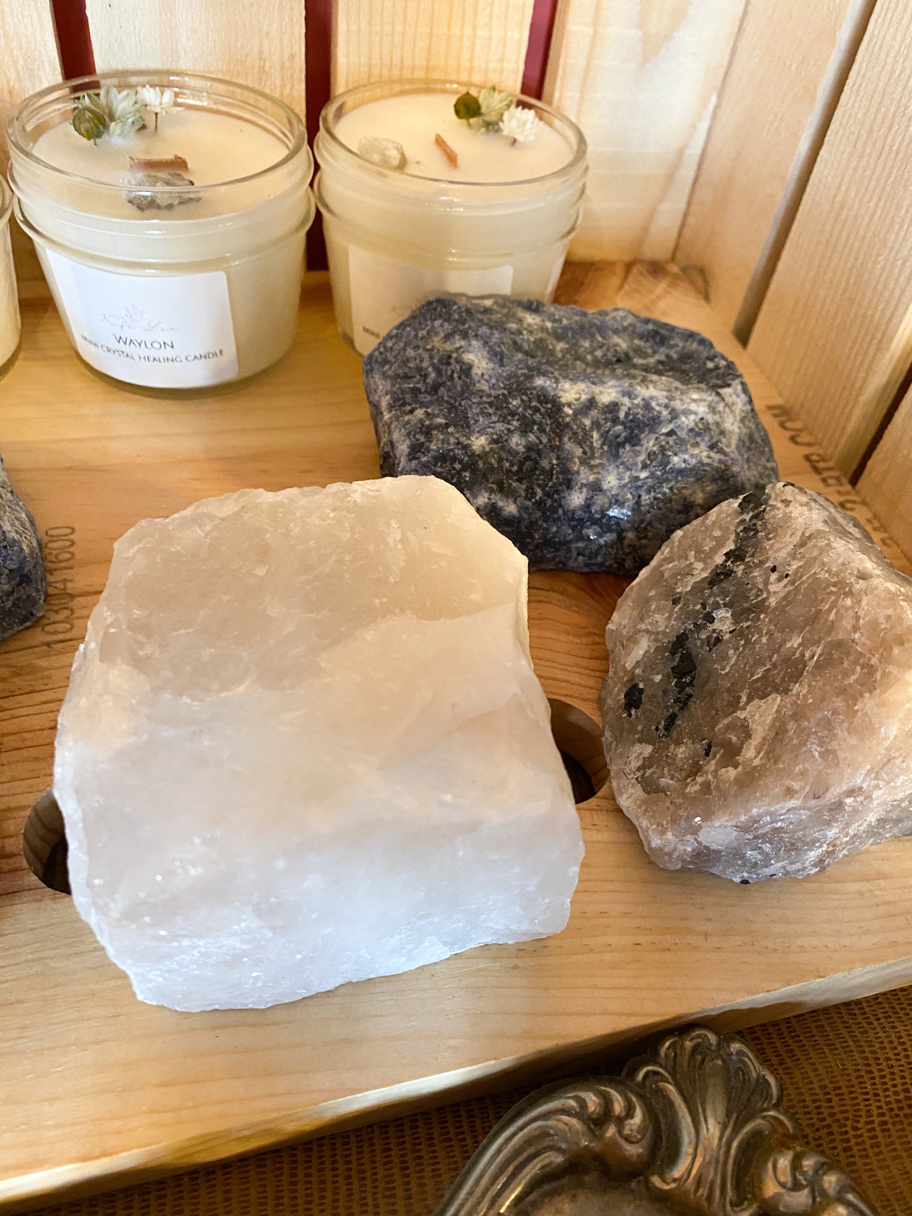 Rough Quartz Stone Incense Burner
