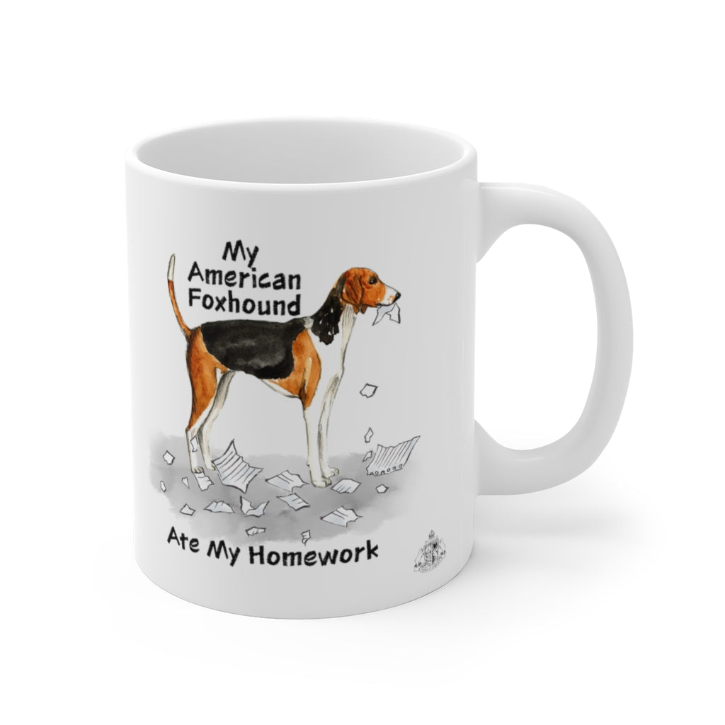 My American Foxhound Ate My Homework Mug