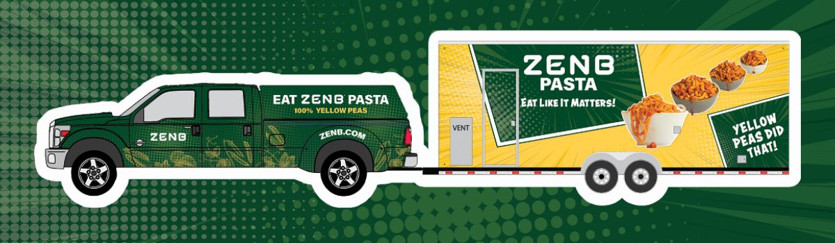 ZENB Pasta Lounge truck and trailer