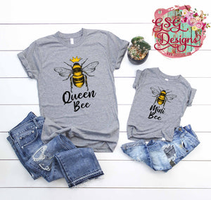 Download Queen Bee And Mini Bee Mommy And Me Digital Design File Png Gsg Designs