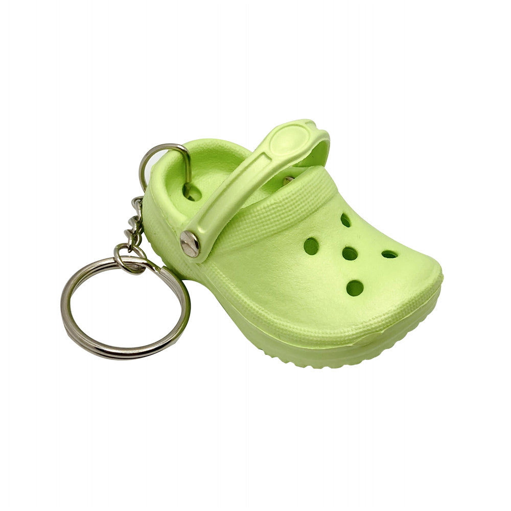 white croc keychain