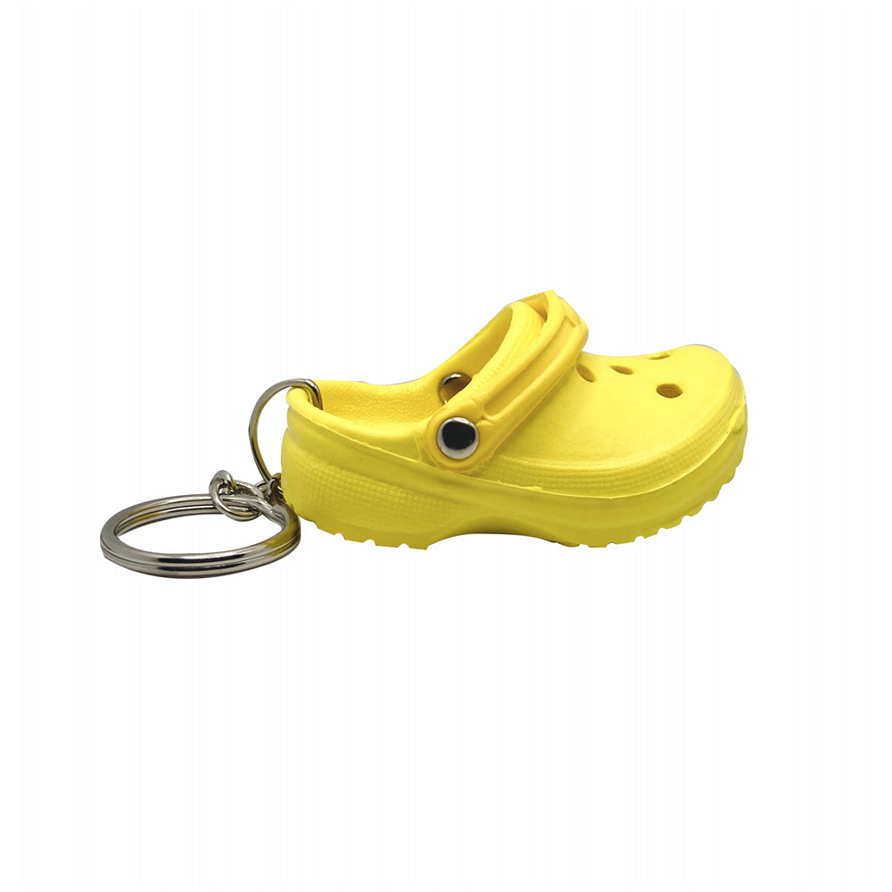 white croc keychain