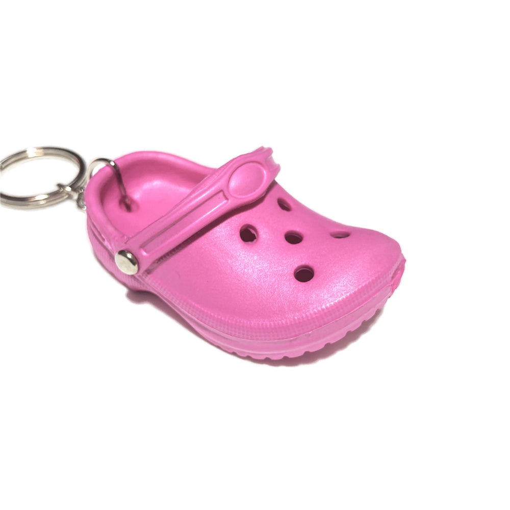 purple croc keychain