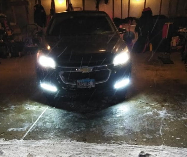 2015 Chevy Malibu LTZ Installed Switchback LED Daytime Running Light K