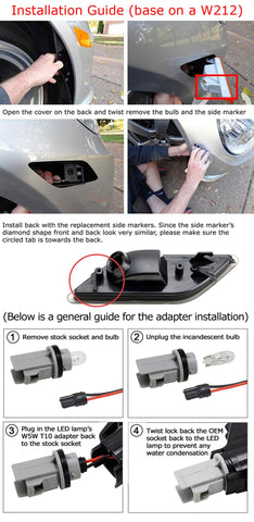 LED Surface Flush Mount Spot Light Kit For Car Truck SUV Jeep 4x4 Side  Markers — iJDMTOY.com