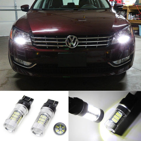 80W CREE LED Daytime Light Kit On High Beam For Acura ILX TSX MDX