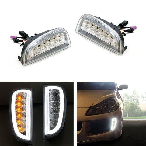 Fog Bezel Replace Switchback LED Daytime Running Light For 2022+