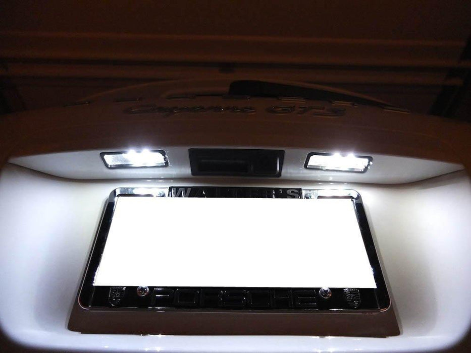 Volkswagen Golf GTi CC Eos Porsche LED License Plate Lights — iJDMTOY.com