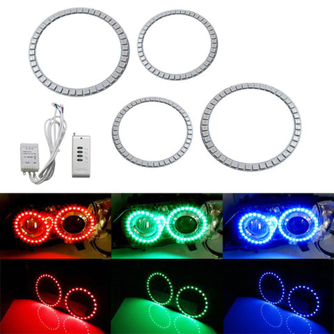 Xenon White Concept M4 Iconic Style LED Angel Eye Kit w/Relay Wirings —  iJDMTOY.com