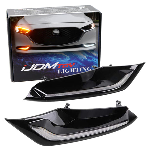 Fog Bezel Replace Switchback LED Daytime Running Light For 2022+