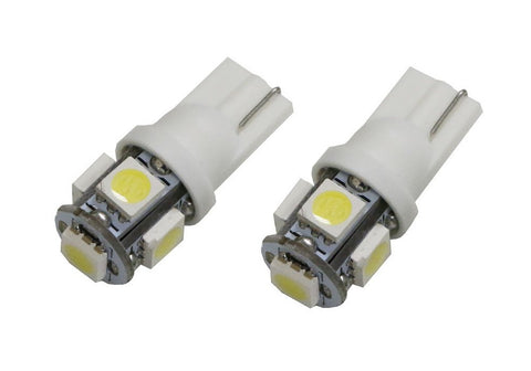 10-SMD-5630 2825 W5W T10 Canbus Error Free LED Parking Bulb