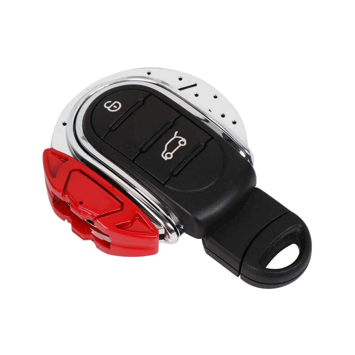 MINI Cooper Red JCW Brake Disk Shape Key Fob Shell Cover 