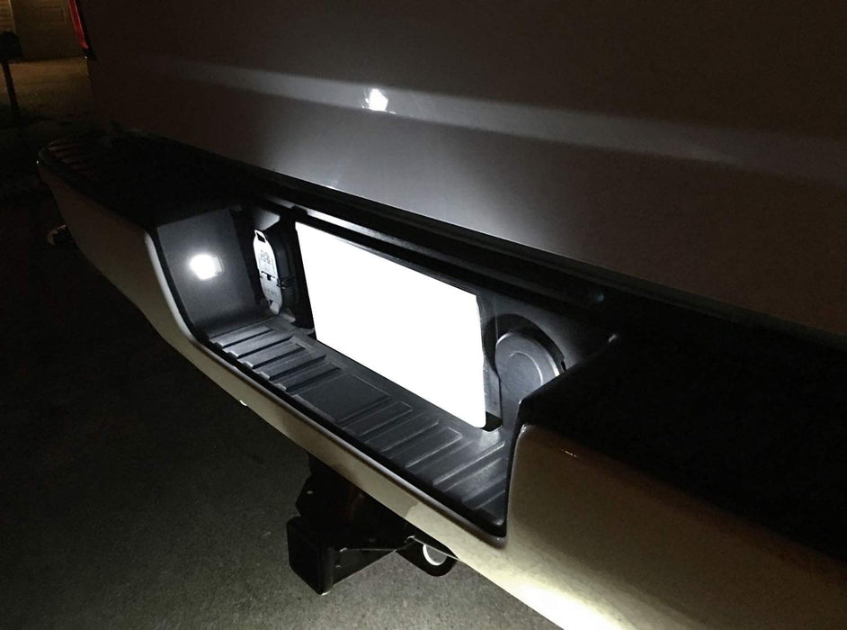 Chevy Silverado Colorado GMC LED License Plate Light Assembly Kit