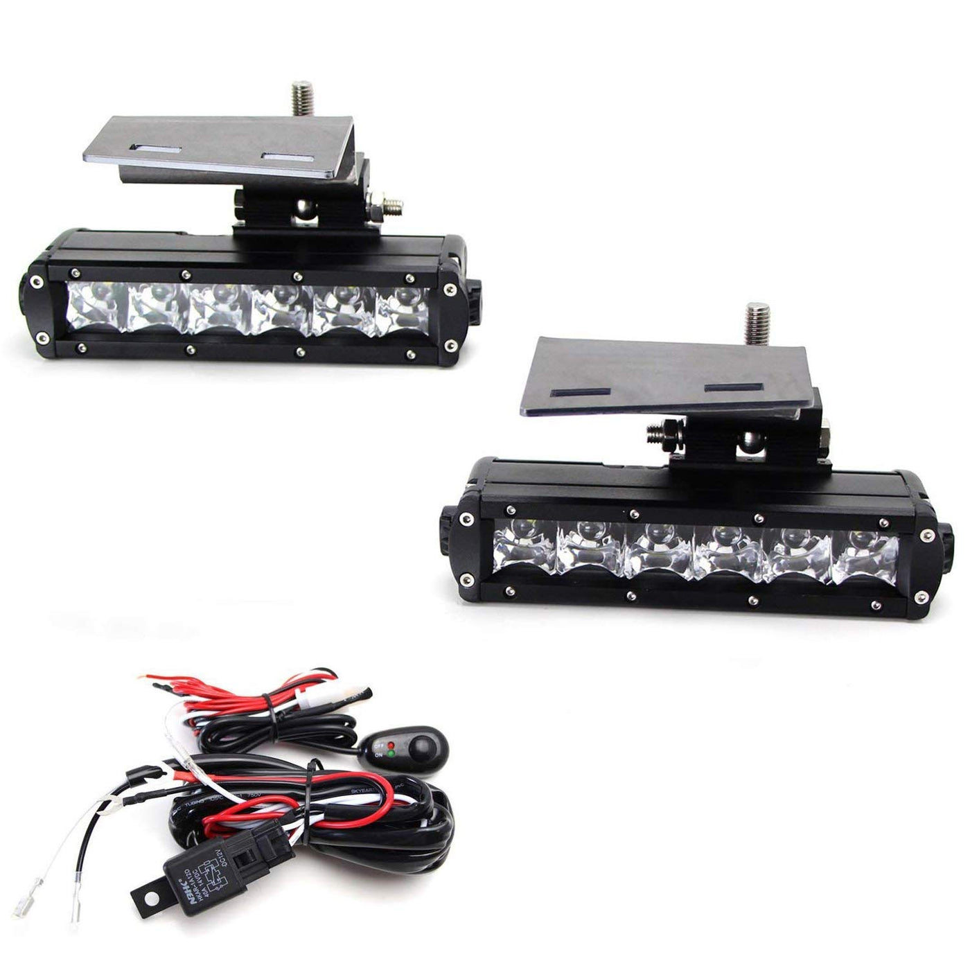 99-02 Chevy Silverado 1500 2500 LED Light Bar Fog Lamps Kit — iJDMTOY.com