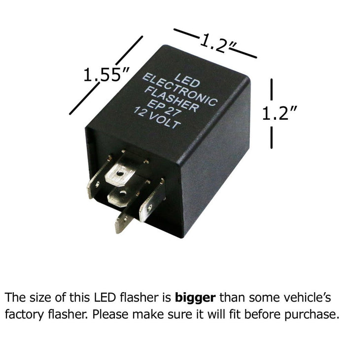 5-Pin EP27 FL27 Electronic LED Flasher Relay Fix — iJDMTOY.com