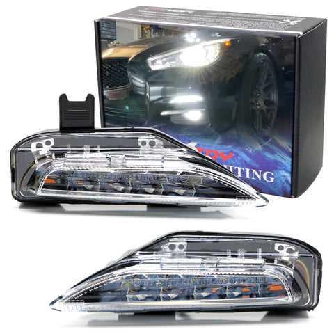 9-LED Audi A6 Style LED Daytime Running Lights (DRL) Kit — iJDMTOY.com