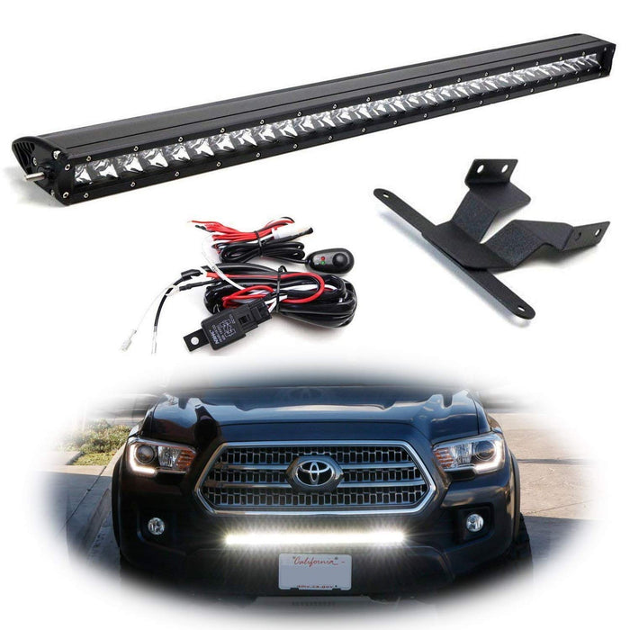 toyota tacoma front light bar mount