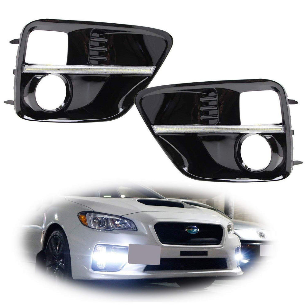 15 17 Subaru Wrx Sti Oem Fit Led Daytime Running Light Kit Ijdmtoy Com